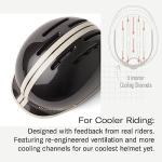 Thousand Heritage 2.0 Adult Bike Helmet; The Original Low Profile Retro Commuter Cycling Helmet Safety Certified for Bicycle Skateboard Skating Roller Skates; for Men & Women (Phantom Black, L)
