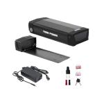 YS YOSE POWER 48V 20.8Ah Rear Rack Ebike Battery for Max 1500W Electric Bicycle Battery Black Luggage Rack 500W 1000W 1500W E-Bikes (Only Black Battery) with USB