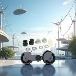 WsjiaboFux 1 Set E-Bike Hub Motor Axle E-Bike Electric Bicycle Hub Motor Axle M12 Front Lock Nut/Lock Washer / /Nut Cover with 12mm Shaft Hubs Wheels and Accessories