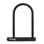 Master Lock 8170D, 6-1/8 inch Wide U-Lock with 8" Shackle, Black