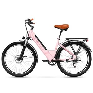 Cybervelo 1000 Peak Electric Bike for Adults,up 80 Miles Removable Battery Ebike, 26" Electric E Bike with 7-Speed,Adult Electric Bicycles for Commute Beach Snow Womens All Terrain