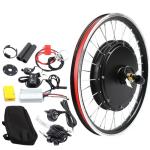 SEANESZTI Electric Bike Conversion Kit 20" 48V 1000W, Front Wheel E-Bike Conversion Kit with Controller and Thumb Throttle, Ebike Wheel Kit Cycling Hub Conversion Kit with LED Display for Adults