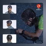 DC Smart Bike Helmet with Cameras Dual HD Front & Rear Video Recorder for Ebike & Electric Scooter, Bluetooth App Control Action Cam Helmet, CPSC Certified (Black)