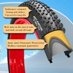 SIMEIQI 20X4.0 Inch E-Bike Fat Bike Tire Electric Bike Tricycle Tyres Foldable Replacement Tire for Mountain Snow All Terrian Urban City Street Road Bicycle