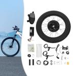 DUIBAII 1500W Electric Fat Bike Conversion Kit, 48V 24" Fat Front Wheel E-Bike Conversion Kit, 7-Speed Electric Bicycle Hub Motor Kit with LCD/Controller Bag/Thumb Control/Pedal Assist Sensor
