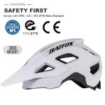 BATFOX Bike Helmet for Adult Men & Women - Adjustable Mountain & MTB & Road Bicycle Helmet (54-61cm) with Ultra-Light Ventilation