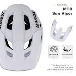 BATFOX Bike Helmet for Adult Men & Women - Adjustable Mountain & MTB & Road Bicycle Helmet (54-61cm) with Ultra-Light Ventilation