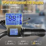 Caroma Peak 800w Electric Scooter Adults 20"X3" Fat Tire, 20 MPH Top Speed & 30 Miles Range, Off-Road E Scooter w/Adjustable Seat & Grocery Bag, Foldable Ebike w/Shock Absorption for Commuting