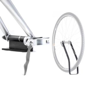 Bike Hitch Pro Truck Bed Bike Mount and Bike Wheel Hitch Bundle by Delta Cycle - Lockable Hitch Holds All 9 x 100mm Bicycle Fork Dropouts - Includes Aluminum Rack for Holding The Front Wheel