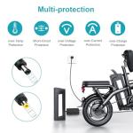 54.6V 2A Electric Charger for 48v Fast and Safe Charging of 13S Li-ion Battery