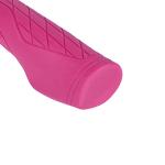 SOLODRIVE Ergonomic Design Bike Grips, Comfortable Bicycle Handlebar Grips, Single Lock-on Mountain Bike Grips, Non-Slip Handle Grips, Fit MTB, E-Bike, Hybrid, City Commuter Bikes, Scooter (Pink)