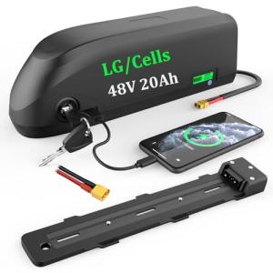 DICHOU 48V Ebike Battery Samsung50E Cell for Bafang and Other Bike Conversion Kit Rad Power Runner City - Lithium Ion Bike Batteriesfor 500W 750W 1500W-Wheel Kit Batteries