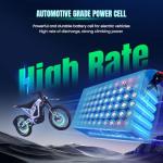 YAOYAOLIXI 36V 20Ah Lithium Battery Pack for E-Bike/Scooter | 30A BMS & T-Plug Design | 3000+ Cycles with 2A Charger | Compatible with 200-1200W Motors (36V20Ah with Charger)