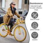 4 Pack Bike Wheel Reflectors Bicycle Spoke Reflector, Bicycle Spoke Reflectors for Adult Bikes, Bike Wheel Reflectors for Adult Bikes, Bicycle Spoke Reflectors for Ebikes, Bike Spoke Reflectors