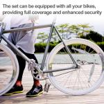 4 Pack Bike Wheel Reflectors Bicycle Spoke Reflector, Bicycle Spoke Reflectors for Adult Bikes, Bike Wheel Reflectors for Adult Bikes, Bicycle Spoke Reflectors for Ebikes, Bike Spoke Reflectors