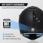 ROOZO Youth Kids Dirt Bike Helmet DOT Certified - Full Face Motorcycle Helmet for Off-Road, ATV, Street Riding, Includes Adjustable Goggles & Protective Gloves