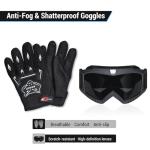 ROOZO Youth Kids Dirt Bike Helmet DOT Certified - Full Face Motorcycle Helmet for Off-Road, ATV, Street Riding, Includes Adjustable Goggles & Protective Gloves