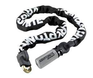 Kryptonite Kryptolok 912 Bike Chain Lock, 4 Feet Long 9mm Steel Chain Heavy Duty Anti-Theft Sold Secure Gold Bicycle Chain Lock with Keys for Bike, Motorcycle, Scooter, Bicycle, Door, Gate, Fence