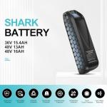 Varstrom 48V 13Ah Ebike Battery - Bike Battery for 0-1100W Electric Bike Kit, for BAFANG Voilamart AW Ebikeling Pexmor L-Fater Conversion Kit, Batteries for Mid Drive Kit & Hub Motor (W/Charger)