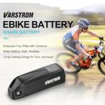 Varstrom 48V 13Ah Ebike Battery - Bike Battery for 0-1100W Electric Bike Kit, for BAFANG Voilamart AW Ebikeling Pexmor L-Fater Conversion Kit, Batteries for Mid Drive Kit & Hub Motor (W/Charger)