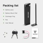 Yose Power UL 2271 48V 15.6Ah Silver Fish Ebike Battery for 100-1000W Motor Electric Bicycle Battery Replace for ECOTRIC Hammer Fat Tire FAT20850C Ebike Without Charger