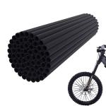 JFG RACING Bike Spoke Covers,Universal 72Pcs Spoke Skins Wheel Wraps for 8"-21" Rims for Ebike E Dirt Pit Bike Motorcycle Bicycle Wheelchair Decoration-Black