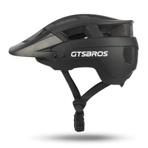 GTSBROS Mountain Bike Helmet for Adults - Adjustable Dual Shell Lightweight MTB Bicycle Helmet with Removable Visor CPSC Certificated