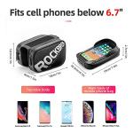 ROCKBROS Bike Frame Bag Waterproof Top Tube Phone Bag Touch Screen Cell Phone Holder Bicycle Pouch for Mountain ebike Road Bikes Compatible with iphone 11 12 13 8 X 10 XR Below 6.7''
