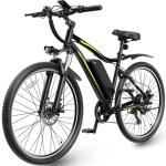 YOLOWAY 750W Electric Bike for Adults, Ebikes for Adults with 50 Miles Long Range, 27.5" E Mountain Bike, E-Bike for City Commute & Off-Road Riding, UL Certified