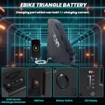 ZLSHELIBK 72V Ebike Battery 20Ah Rechargeable Lithium Batteries with 4A Charger Electric Bike Battery Built-in 80A BMS for 2000-5000W Motor (72V 20Ah)