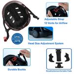 Apusale Bike Skateboard Helmet, Adjustable and Multi-Sport for Skate Scooter, 3 Sizes for Adult Youth Kids Toddler (Mint Green)