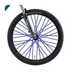 Super Pop Bicycle Spoke Skins Wraps Compatible with Schoolmate Bike Fans- Colorful Bike Wheel Decoration-72 Pcs(Blue)