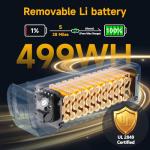 INSDRGN Electric Bike for Adults Peak 650W, 20 MPH Folding E Bike, 48V Removable Li Battery Ebike, Top 45 Miles PAS Range, 14" Fat Tire Bikes, with USB Charging Phone Holder, UL2849 Certified, Black