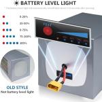 MFAOSHI 72V 60Ah Lithium Ebike Battery | 0-3500W Motor,XT90 Connector & LED Indicator | Includes 2A Charger for E-Bikes, E-Motos & Scooters