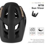 BATFOX Bike Helmet for Adult Men & Women - Adjustable Mountain & MTB & Road Bicycle Helmet (52-60cm) with Ultra-Light Ventilation