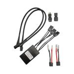 ElectricAllWheel Universal Dual Battery Discharge Balancer Kit (40A)(Bullet, T-Plug, XT60) for 500W and 750W E-Bike (Max Current 40Amp) (40A), black