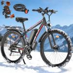 PUJH 1500W Peak Electric Bike for Adults, 48V 17.5Ah 840Wh 29'' Tires Max 32 mph 30-80 Miles Range City Commuting Class3 Ebike Front Suspension Disc Brake for Off-Road Riding