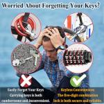 Bike Lock Combination Bike Cable Lock - 5 Digit, Bike Locks Heavy Duty Anti Theft, 3.9ft Coiled Security Resettable Bicycle Lock, Bike Accessories for Electric Bike, Motorcycle, Electric Scooter Lock