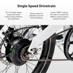 LECTRIC XP™ Lite 2.0 Electric Bike | Adult Folding Bikes - Weighs Only 49lbs | 45 Mile Range w/ 5 Pedal-Assist Levels | 20mph Top Speed - Class 1 and 2 eBike (Standard, JW Black)