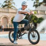 LECTRIC XP™ Lite 2.0 Electric Bike | Adult Folding Bikes - Weighs Only 49lbs | 45 Mile Range w/ 5 Pedal-Assist Levels | 20mph Top Speed - Class 1 and 2 eBike (Standard, JW Black)