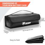Besudo E-Bike Battery Protective Bag - Safety Storage, Transportation, and Charging Accessory for Ebike Batteries - B-M-US