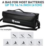 Besudo E-Bike Battery Protective Bag - Safety Storage, Transportation, and Charging Accessory for Ebike Batteries - B-M-US