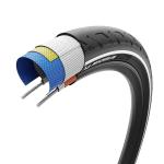 Michelin City Street 27.5" x 2.20" Wire Clincher Bicycle Tire with MAGI-X Compound, Reinforced City Shield Puncture Protection, Suitable for E-Bikes and Commuter Cycles