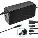 42V 2A Charger,for 36V Ebike Battery with 6 Plugs,Efficient Fast Charging, Multiple Safety Protection, Electric Bike Charger for Razor, Jetson, Voyage, Gotrax,for Electric Motorcycles, Ebike