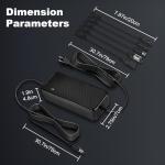 42V 2A Charger,for 36V Ebike Battery with 6 Plugs,Efficient Fast Charging, Multiple Safety Protection, Electric Bike Charger for Razor, Jetson, Voyage, Gotrax,for Electric Motorcycles, Ebike