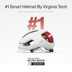 UNIT 1 Aura Hybrid Smart Bike Helmet for Adults | Urban & Road | MIPS Safety | LED Front & Rear Lights | Turn & Brake Light Compatible | Crash Alert | E-Bike Certified | Lightweight & Ventilated