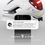 UNIT 1 Aura Hybrid Smart Bike Helmet for Adults | Urban & Road | MIPS Safety | LED Front & Rear Lights | Turn & Brake Light Compatible | Crash Alert | E-Bike Certified | Lightweight & Ventilated