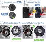 72V 5000W Brushless Motor Kit 6800RPM Electric DC Motor with Fardirve Controller Electric Motor Kit for Go Kart Motorcycle Scooter Conversion Kit 9T #35 Sprocket