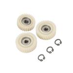 E Bike Motor Gear 47.3x13mm Oblique Planetary Gear 35 Teeth Helical Gears with 7.94mm Bearings Electric Bike Nylon Gear Compatible with E-Bike Hub Motor Parts