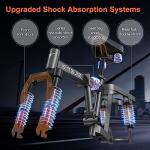 ENGWE T14 Mini Electric Bike for Adults Teens, 14" City Commuter Folding Ebike, 600W Motor 48V 10AH Battery Range 37Mile 20MPH Electric Bicycles Shock Absorptions Ebikes (Standard, Blue)